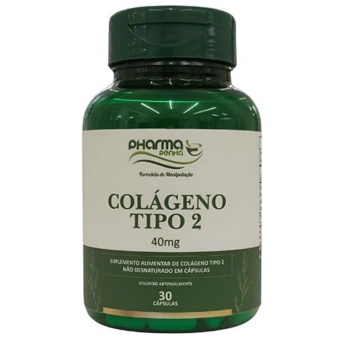 Colágeno Tipo II 40mg 30 Cápsulas - Pharmapenha